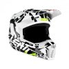 KASK MOTOCYKLOWY Z GOGLAMI JUNIOR LEATT MOTO 3.5 ZEBRA M